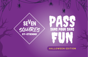 Visuel du Pass sang pour sang fun édition halloween 2025 chez Seven Squares saint etienne